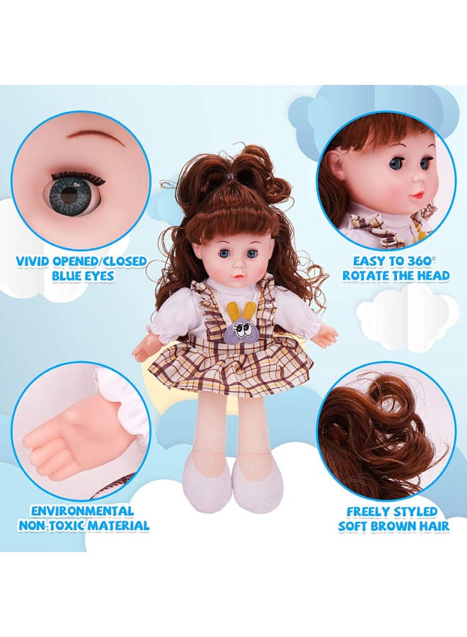 13-inch Music Doll Children Play House Little Doll Princess Gift Box Suit Girl Toy Wholesale-Color:DY006 - Image 4